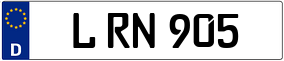 Truck License Plate